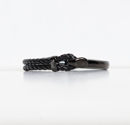 Black Braided Bracelet Black